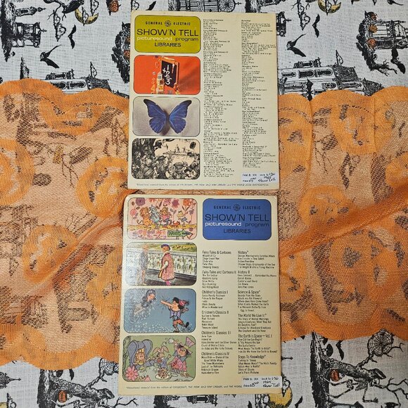 GE General Electric Show'N Tell Records & Slides Picture Sound Childen's Stories - Picture 10 of 12